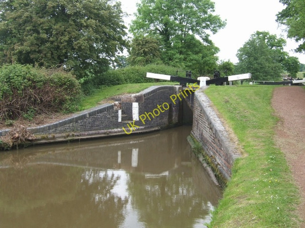 Photo 6"x4" Worcester & Birmingham Canal - Lock 48 Upper Gambolds c2008