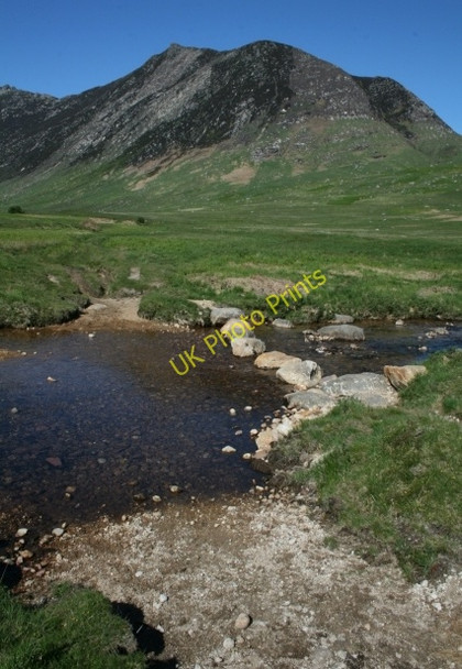 Photo 6"x4" Stepping Stone over Sannox Burn Sannox c2008