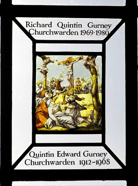 Photo 6"x4" The church of All Saints - memorial window Bawdeswell c2007