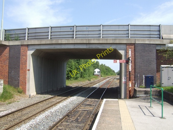 Photo 6"x4" Looking north from Hednesford Station Cannock c2008