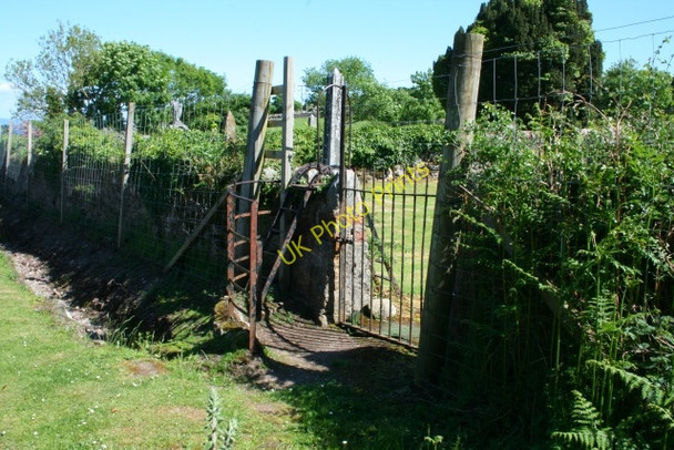 Photo 6"x4" Kissing Gate and Wrought Iron Ladder Stile Sannox c2008
