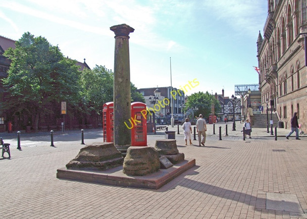 Photo 6"x4" Town Hall Square Chester c2008