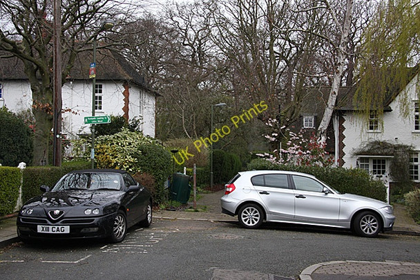 Photo 6"x4" Denman Drive North and Little Wood Finchley c2008