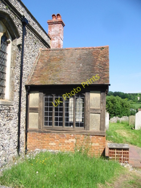 Photo 6"x4" Porch on the church of St Mary the Virgin Elham c2008