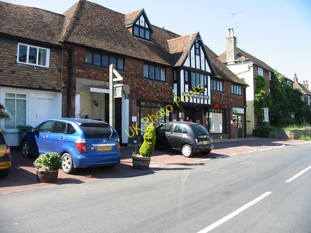Photo 6"x4" Parade of shops on the High Street, Elham Elham c2008