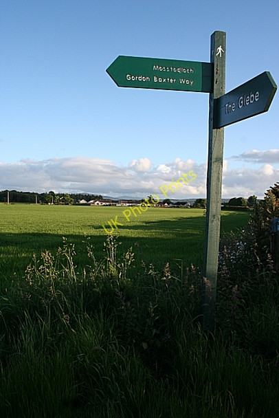 Photo 6"x4" Path Network Waymarker Mosstodloch c2008