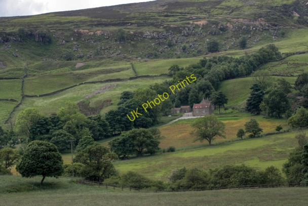 Photo 6"x4" View of House Below Blakey Ridge Thorgill c2008