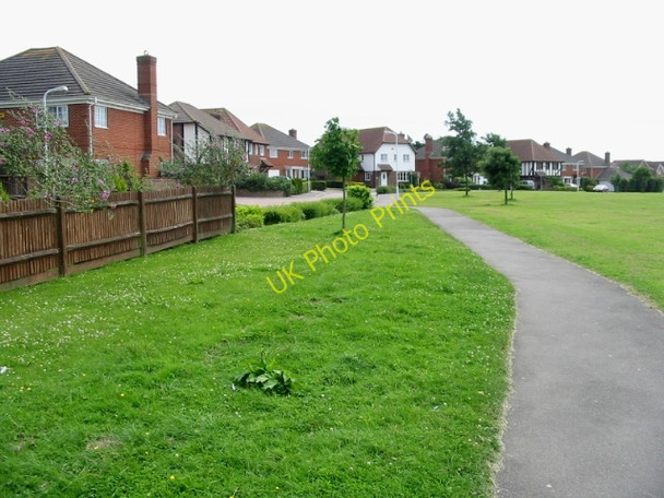 Photo 6"x4" Houses on Green Close, Hawkinge Elvington\/TR2039 c2008