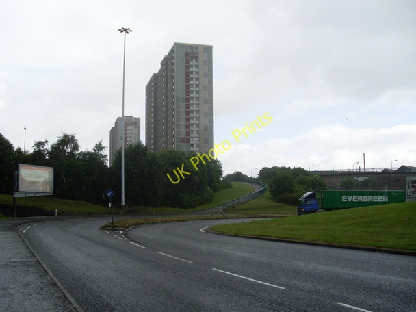 Photo 6"x4" Sighthill high flats Glasgow c2008