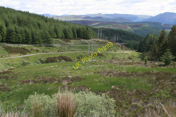 Photo 6"x4" Power Lines Bealach Maim c2008