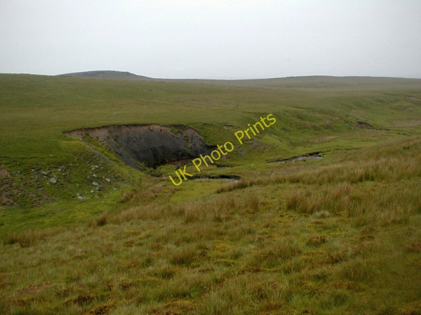 Photo 6"x4" Landslip on Hunder Beck Hunder Beck c2008