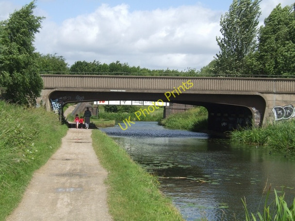 Photo 6"x4" Stephenson Avenue Bridge - Birchills Canal Bloxwich c2008