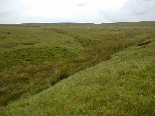 Photo 6"x4" Capewellthorn Gutter Green Sike Rigg c2008