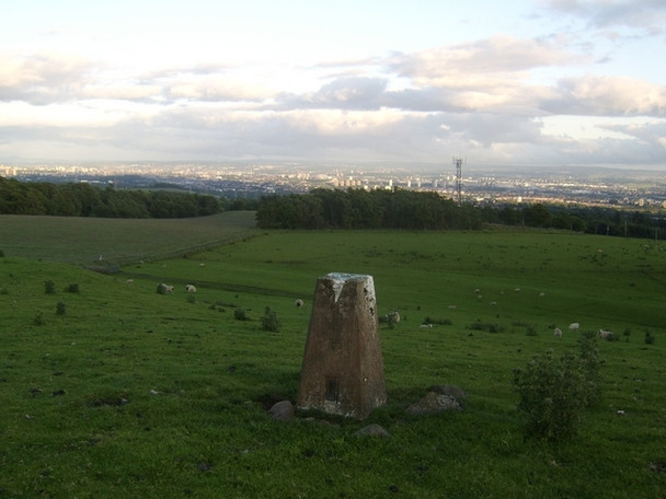 Photo 6"x4" Trig point at the Muirhouses Duntocher c2008