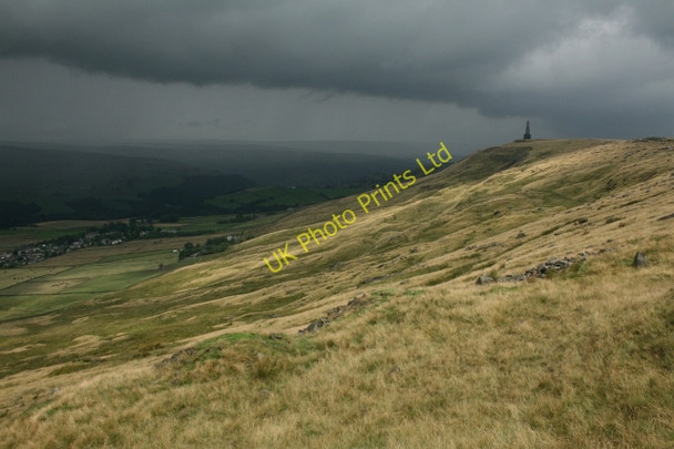 Photo 6"x4" A Storm Brews Over Stoodley Pike. Eastwood\/SD9625 c2007