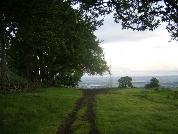 Photo 6"x4" Track in Kilpatrick Hills Duntocher c2008