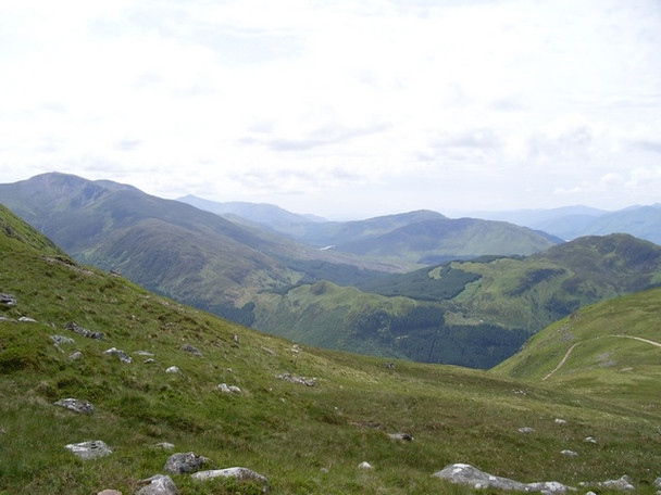 Photo 6"x4" Following the glen by Allt na h-Urchaire Claggan\/NN1174 c2008