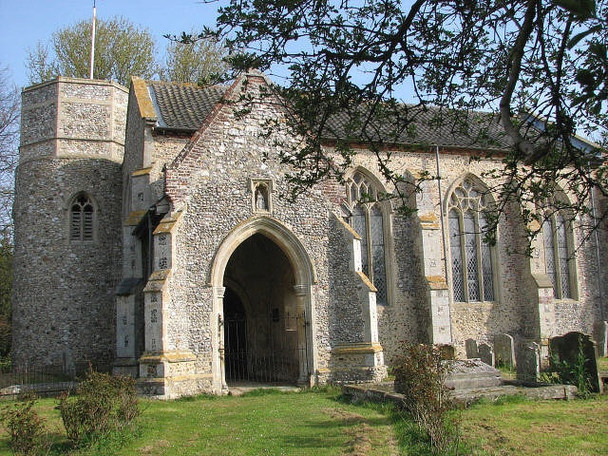 Photo 6"x4" The church of St Nicholas Brandiston c2007