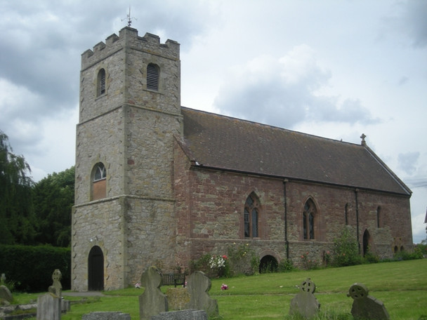 Photo 6"x4" Another view of Stapleton church Chatford c2008