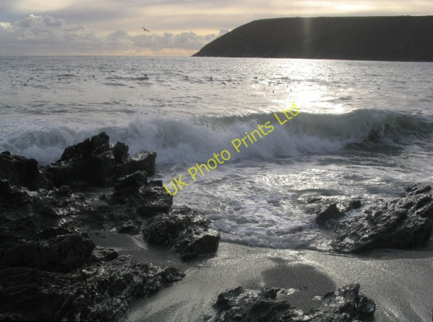 Photo 6"x4" Vault Beach near Gorran Haven Lamledra c2006