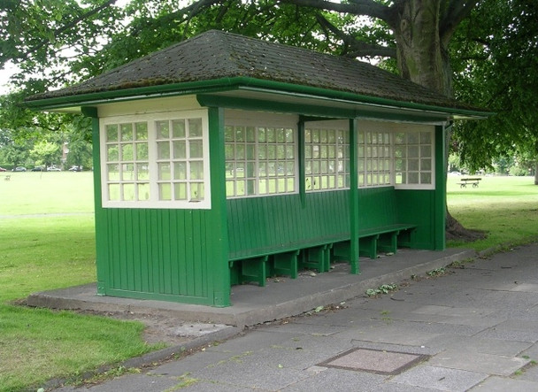 Photo 6"x4" Shelter - The Stray, West Park Harrogate c2008
