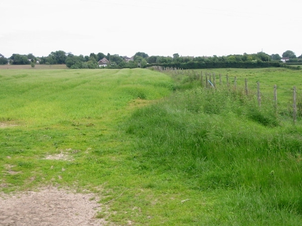 Photo 6"x4" Looking E across the fields from Ridge Row Ridge Row c2008