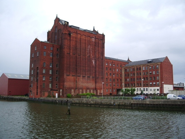 Photo 6"x4" Victoria Mills, Alexandra Docks, Grimsby Grimsby c2008