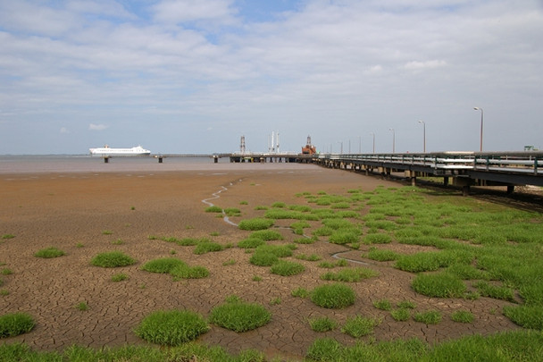 Photo 6"x4" Immingham Gas Terminal  Jetty Immingham c2008