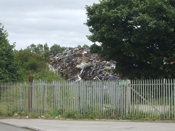 Photo 6"x4" Metal recycling Darlaston c2008