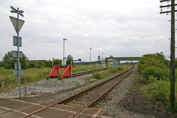 Photo 6"x4" Remnant of the Barton & Immingham Light Railway North Killingholme c2008