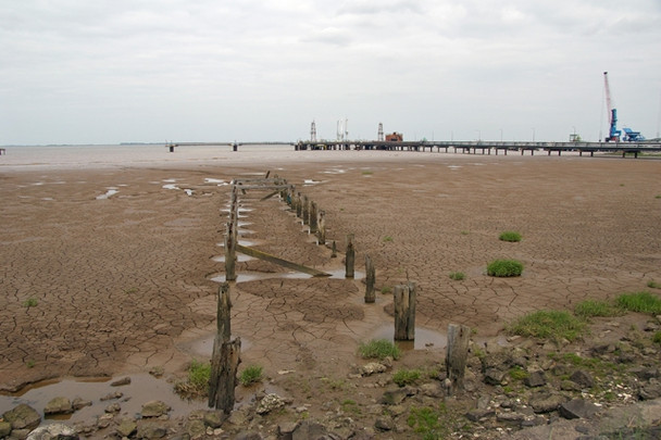 Photo 6"x4" Remains of Old Jetty Immingham c2008