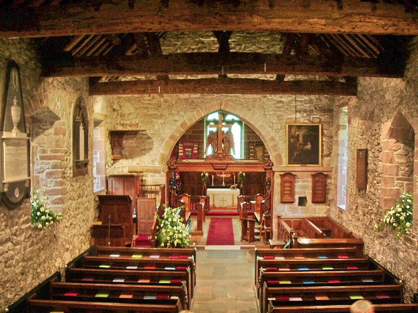 Photo 6"x4" St Mary & St Michael Church, Great Urswick, Interior Great Urswick c2008 P1
