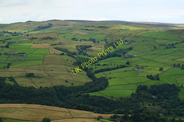 Photo 6"x4" The View NW from Stoodley Pike Monument. Todmorden c2007