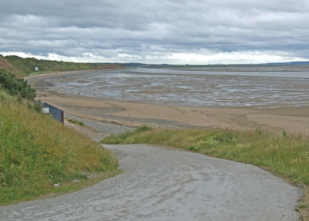 Photo 6"x4" Access to causeway Caldy c2008