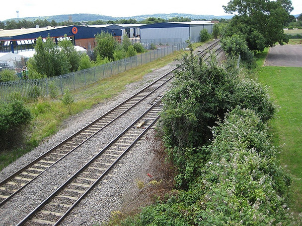 Photo 6"x4" Railway line to Cheltenham Spa Cheltenham c2008