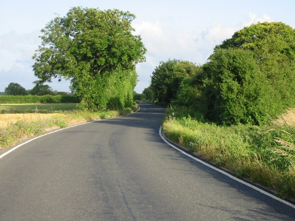 Photo 6"x4" Looking SE along Drainless Road Gore\/TR3055 c2008