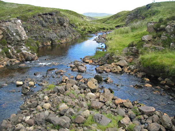 Photo 6"x4" Crossing the Eynort River Eynort c2008