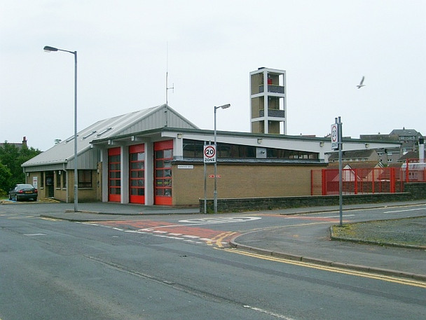 Photo 6"x4" Stranraer Fire Station Stranraer c2008