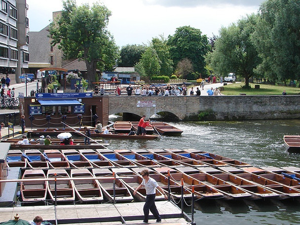Photo 6"x4" Punts and peeps on the Cam Cambridge\/TL4658 c2008 P1