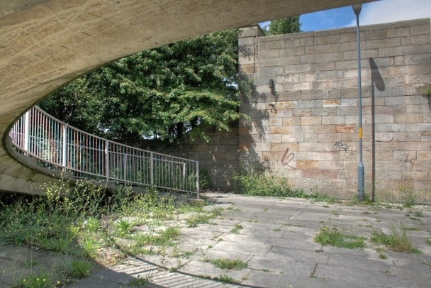 Photo 6"x4" Access Ramp to Bridge Port Clarence c2008