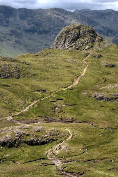 Photo 6"x4" Pike of Stickle Langdale Pikes c2008