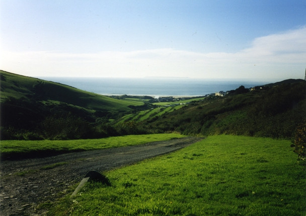 Photo 6"x4" Woolacombe valley Woolacombe c1994