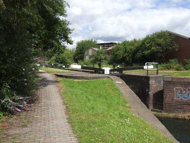 Photo 6"x4" Walsall Branch Canal - Lock No. 6 Walsall c2008