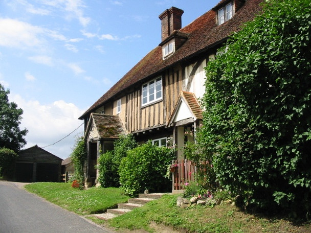 Photo 6"x4" A view of Four Wents House from the N Four Wents\/TQ7632 c2008
