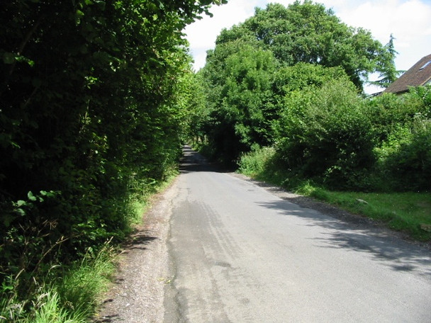 Photo 6"x4" View along Water Lane near Merry Mead Farm Four Wents\/TQ7632 c2008