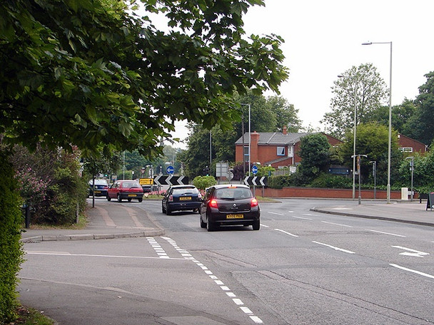 Photo 6"x4" West Mill roundabout, Bedford Road, Hitchin Hitchin c2008