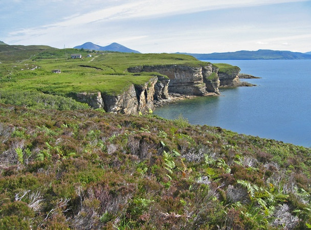 Photo 6"x4" Coastline south of Glasnakille Glasnakille c2008