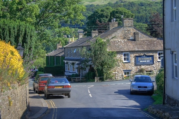 Photo 6"x4" Bridge Inn Grinton c2008