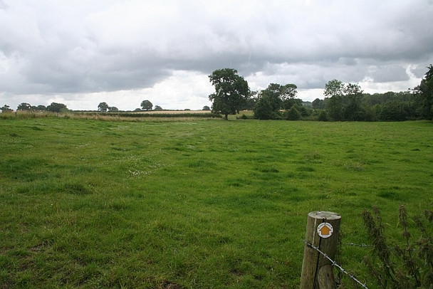 Photo 6"x4" Footpath near Flasher's Wood, Madresfield Guarlford c2008