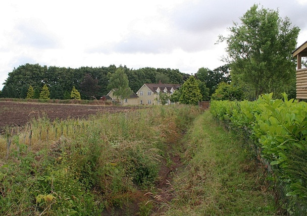 Photo 6"x4" Footpath next to Whiteacres Guarlford c2008